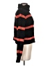 Wild Fable 100% Polyester Stripes Black Turtleneck Sweater Size M - photo 4