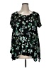 Tabitha Webb Black Short Sleeve Blouse Size 1X - photo 1