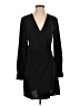 MNG Solid Black Cocktail Dress Size 4 - photo 1