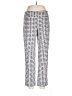 Zac & Rachel Print Silver Casual Pants Size 12 - photo 1