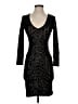 BCBGMAXAZRIA 100% Polyester Black Cocktail Dress Size XXS - photo 1