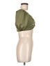 Quiz Green Short Sleeve Top Size 4 - photo 4
