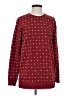 Lands' End Polka Dots Burgundy Pullover Sweater Size S - photo 1