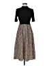 Unbranded 100% Polyester Animal Print Brown Casual Dress Size S (estimated) - photo 1