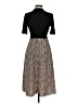 Unbranded 100% Polyester Animal Print Brown Casual Dress Size S (estimated) - photo 2