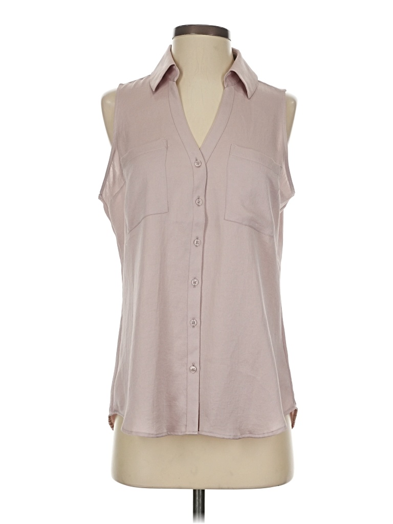 Pre-owned Express Sleeveless Blouse In Brown