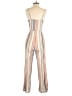 Express Stripes Ivory Jumpsuit Size S - photo 2
