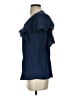 Kim Rogers Blue Short Sleeve Blouse Size S (petite) - photo 5