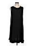 Annalee + Hope Solid Black Casual Dress Size L (petite) - photo 1