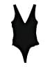 Leith Solid Black One Piece Swimsuit Size S - photo 2