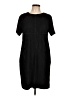 Joh Solid Black Casual Dress Size L - photo 1