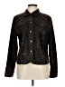 Erin London 100% Polyester Animal Print Black Jacket Size L (petite) - photo 1