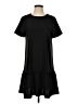 Halogen 100% Polyester Solid Black Casual Dress Size XS - photo 1