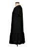 Halogen 100% Polyester Solid Black Casual Dress Size XS - photo 5