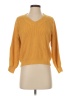 Frank And Oak 100% Cotton Solid Yellow Pullover Sweater Size XS - photo 1