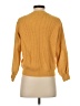 Frank And Oak 100% Cotton Solid Yellow Pullover Sweater Size XS - photo 2