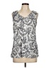 Roz & Ali Ivory Sleeveless Blouse Size L - photo 1