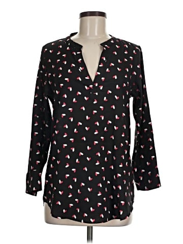 Maison Jules Long Sleeve Blouse (view 1)