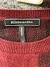 BCBGMAXAZRIA Plaid Burgundy Pullover Sweater Size S - photo 7
