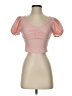 Shein Pink Short Sleeve Top Size 2 - photo 1
