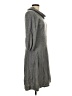 I.N. Studio 100% Acrylic Gray Casual Dress Size L - photo 4