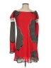 Judith March 100% Polyester Graphic Red Cocktail Dress Size S - photo 1