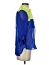 Material Girl 100% Polyester Color Block Blue 3/4 Sleeve Blouse Size XS - photo 4