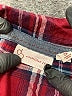 db established 1962 Plaid Burgundy 3/4 Sleeve Button-Down Shirt Size 2X - photo 4