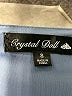 Crystal Doll 100% Polyester Floral Blue Cocktail Dress Size S - photo 6