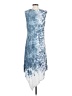 Cubism Tie-dye Blue Casual Dress Size S - photo 2