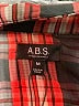 ABS Allen Schwartz 100% Polyester Plaid Red Long Sleeve Blouse Size M - photo 7
