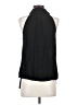 Maeve 100% Rayon Black Sleeveless Button-Down Shirt Size 2 - photo 2