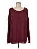 Shein 100% Polyester Burgundy Pullover Sweater Size 6 - photo 1