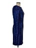 Line & Dot 100% Polyester Blue Cocktail Dress Size M - photo 4