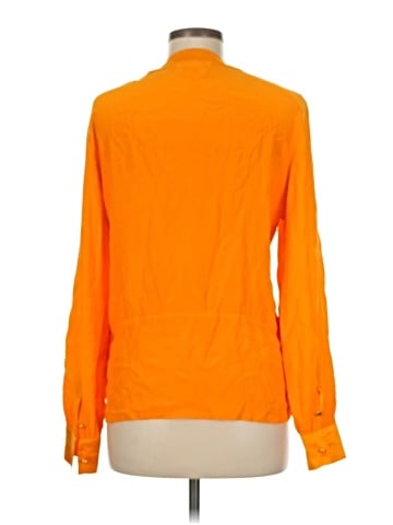 Escada by Margaretha Ley Long Sleeve Silk Top (view 2)