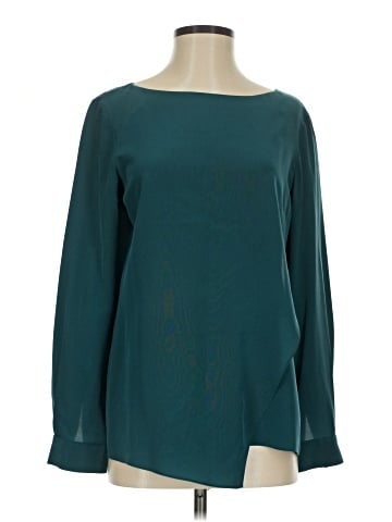 Antonio Melani Long Sleeve Silk Top (view 1)