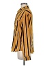 Wild Fable 100% Polyester Stripes Yellow Long Sleeve Blouse Size S - photo 5