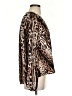 Catherine Malandrino 100% Polyester Animal Print Brown Long Sleeve Blouse Size S - photo 4