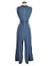 Karl Lagerfeld Paris Solid Blue Jumpsuit Size S (estimated) - photo 2