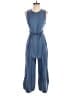 Karl Lagerfeld Paris Solid Blue Jumpsuit Size S (estimated) - photo 1