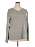 Unbranded 100% Polyester Gray Long Sleeve T-Shirt Size 2X - photo 1