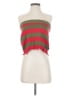 Dolls Kill 100% Cotton Red Green Tube Top Size XS - photo 1