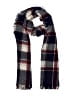 Unbranded Plaid Burgundy Blue Scarf One size - photo 1