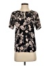Ann Taylor Black Blue Short Sleeve Blouse Size XS - photo 1