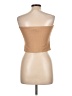 Just Polly Tan Tube Top Size L - photo 2