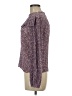 J.Crew 100% Polyester Pink Brown Long Sleeve Blouse Size M - photo 5