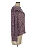 J.Crew 100% Polyester Pink Brown Long Sleeve Blouse Size M - photo 4