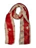 Unbranded 100% Polyester Red Ivory Scarf One size - photo 1