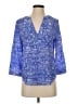 Ellie Kai Blue 3/4 Sleeve Blouse Size 0 - photo 1