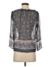 Joie Multi Color Gray 3/4 Sleeve Blouse Size XXS - photo 2